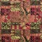 1 Yard Traditional Polynesian Tapa Print Soft Polyester Fabric 60 Inch Width